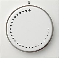 Лицевая панель Gira System55 для датчика частоты вращения белый глянец картинка